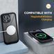 Чохол Miracase Magnetic для iPhone 15 Pro Max, чорний 160 фото 6