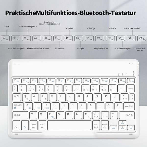 Клавиатура Bluetooth EasyAcc для iPad Air, Pro, iPhone, Samsung 380 фото