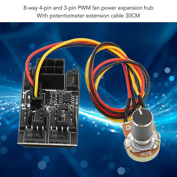 Концентратор вентиляторів SUNGOOYUE, 12V контролер швидкості вентилятора ПК 264 фото