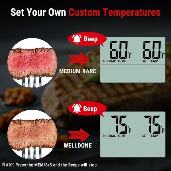 Термометр для приготування їжі та м'яса ThermoPro TP16 341 фото