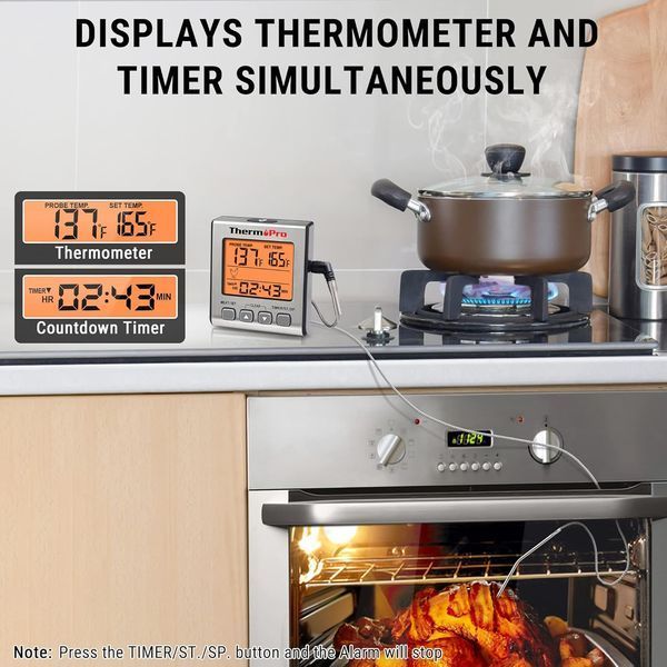 Цифровий термометр для м'яса ThermoPro TP16S 342 фото