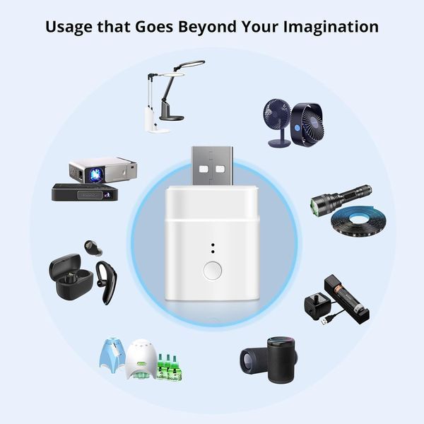 Розумний перемикач WiFi-адаптер Sonoff Micro USB 569-О фото