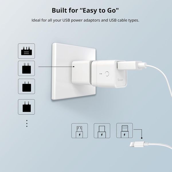 Розумний перемикач WiFi-адаптер Sonoff Micro USB 569-О фото