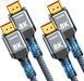 Кабель Snowkids 8K HDMI, 2 м, 2 шт 061 фото 1