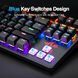 Компактна механічна ігрова клавіатура Rii RK908 з RGB-підсвічуванням 236 фото 5