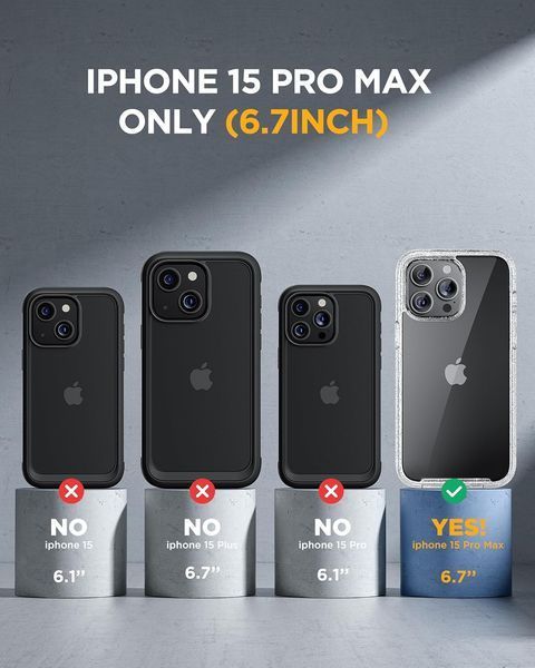 Чохол для Miracase Glass для iPhone 15 Pro Max 159 фото